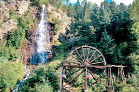 Water Wheel at Bridal Veil Falls, Idaho Springs, Colorado