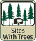 rv sites in the trees, Colorado