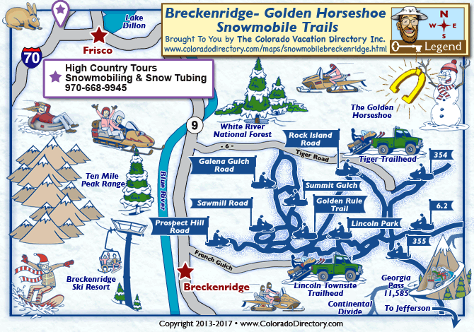 map of breckenridge colorado Breckenridge Snowmobile Trails Map Colorado Vacation Directory map of breckenridge colorado