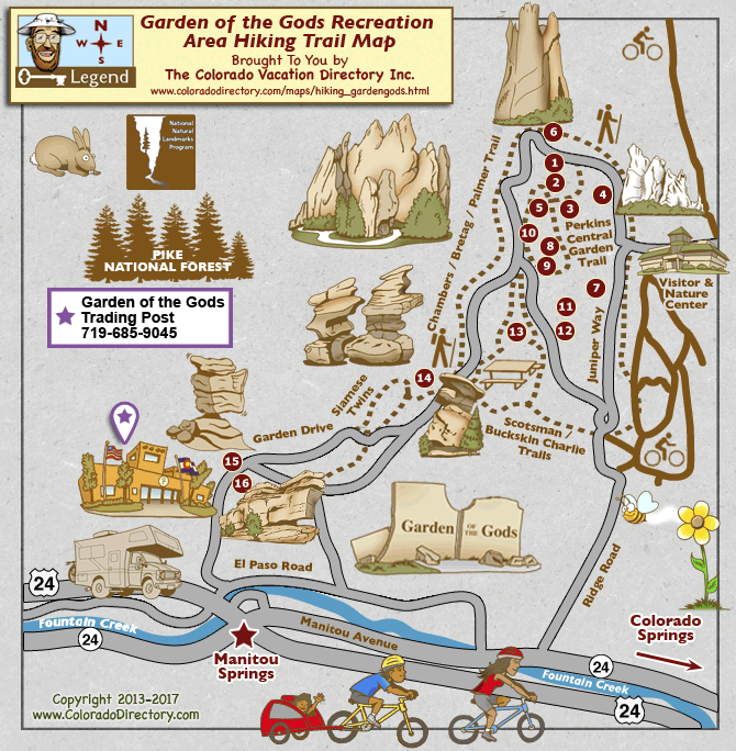 Garden Of The Gods Map