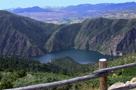 Scenic Overlook on West Elk Loop Scenic Byway, Colorado