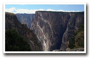 The Black Canyon of the Gunnison National Park Carved Gorge