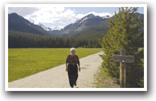 Hiking trail near Grand Lake, Colorado