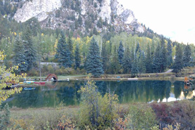 The lake near Bunny Lane in St. Elmo, Colorado