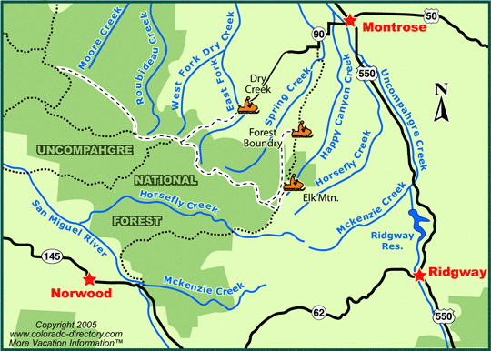 Montrose, Colorado, Snowmobile Trails, Colorado