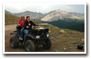 ATV riders near St. Elmo, Colorado