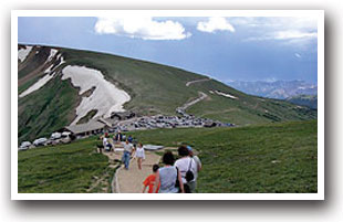 Hike along the Continental Divide, Colorado.