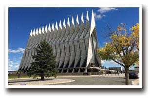 Air Force Academy Chape near Colorado Springs