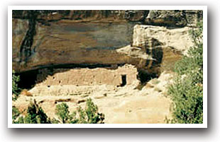 Cliff dwelling at the Canyons of the Ancients, Colorado Vacation Directory