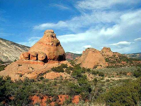 Rock Formation at Dinosaur National Monument, Colorado