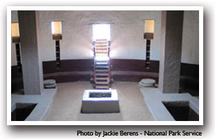 Aztec Ruins Great Kiva, New Mexico, Photo by National Park Service - Jackie Berens