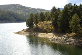 Barker Reservoir at Nederland, Colorado.