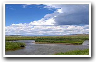 River in South Park, Park County, Colorado