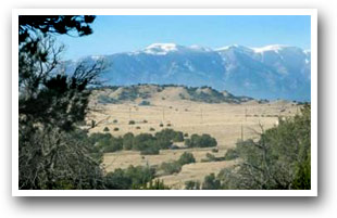 Wet Mountain view near Pueblo, Colorado