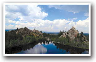 One of the many lakes near Red Feather Lakes in Colorado