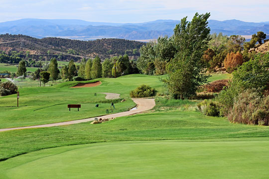 Rifle Creek Golf Course designed by Richard M. Phelps in 1960 in Rifle, Colorado. Regulation golfing experience - scenic and spectacular!