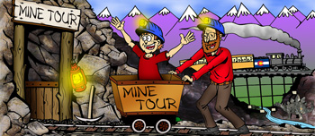 Colorado fun attractions and activities illustration