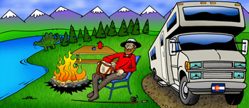 Colorado rv parks with hook-ups illustration