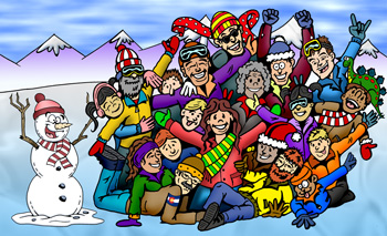 Colorado groups and family reunions illustration