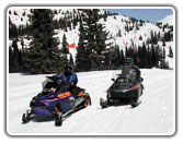 Family Snowmobiling in Colorado