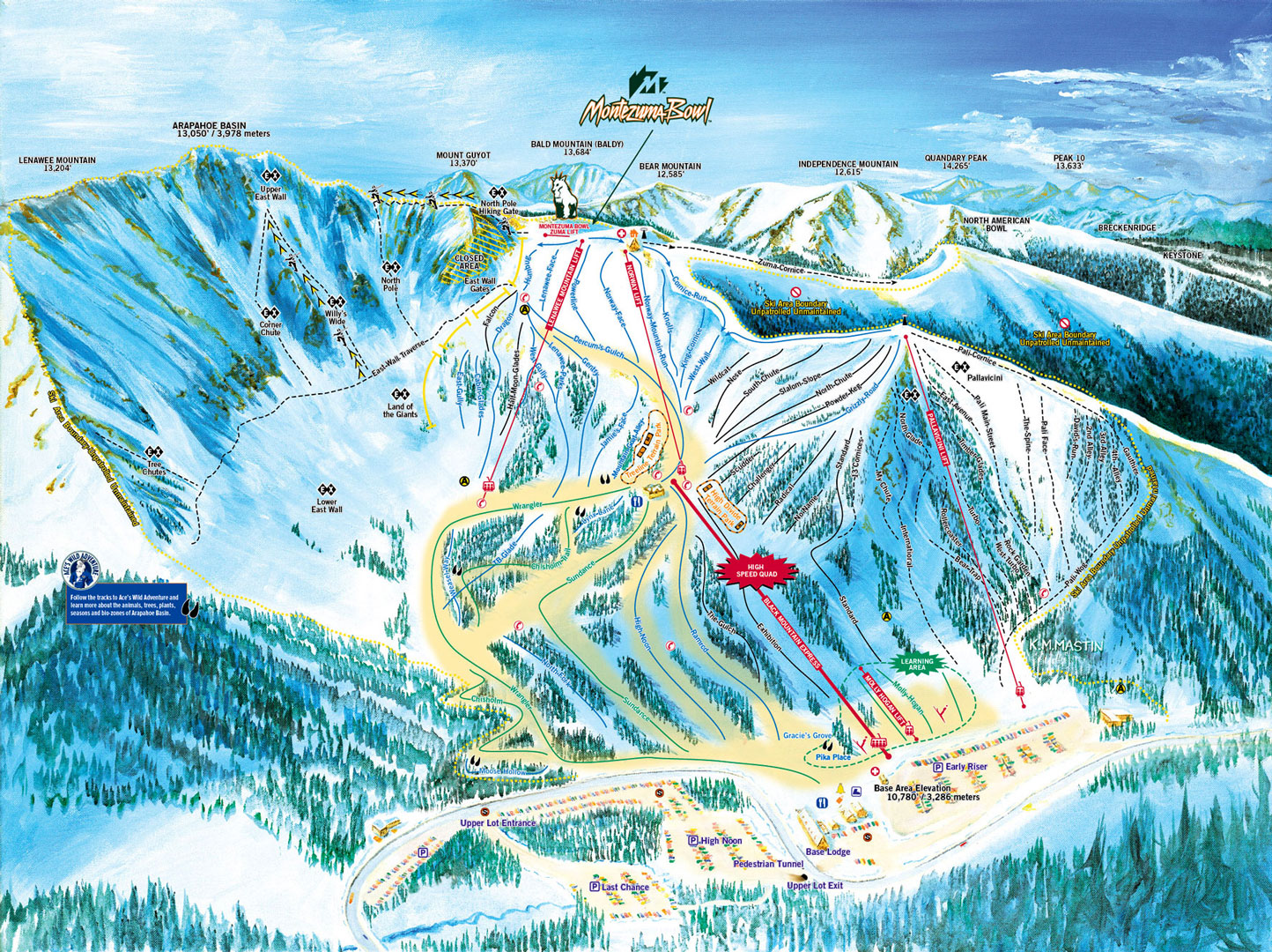 Arapahoe Basin Resort Skiing Snowboarding Colorado Vacation Directory