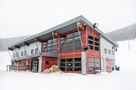 Ski Lodge at Echo Mountain Ski Resort in Idaho Springs, Colorado.