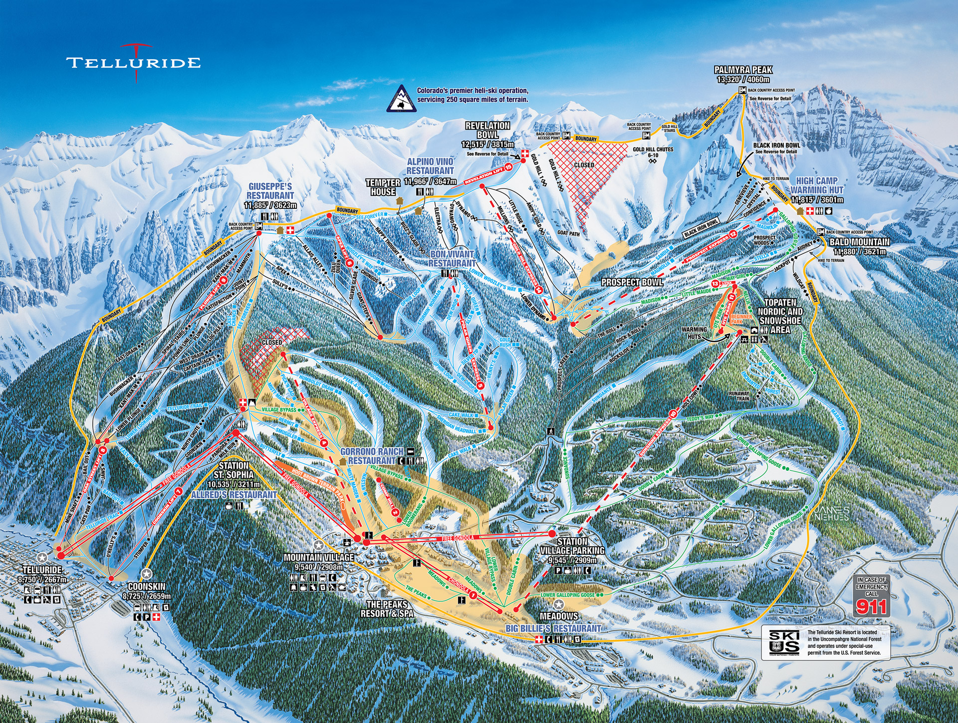 Ski Resort Trail Maps