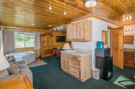 Inside King Suite at Suites at the Blue Door in Estes Park, Colorado