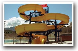 Water Slide at the Trinidad Pool, Colorado, Photo by Trinidad Tourism Board