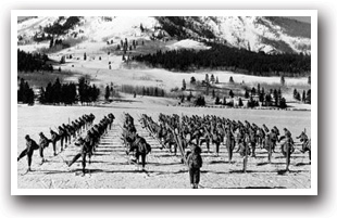 Camp Hale; men from the 10th Mountain Division, Vail, Colorado