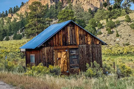 Old mining ghost town structure in Rosita, Colorado.