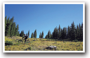 Mountain Biking in Winter Park, Colorado